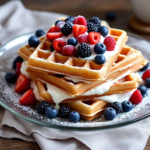 Auténtico Gofre Belga Individual - 28 Unidades x 90g - Wafflemeister