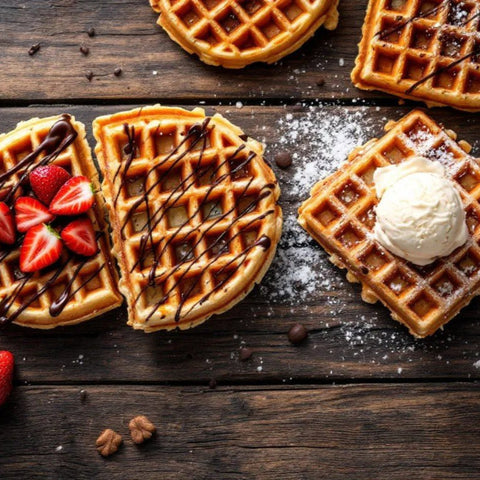 Auténtico Gofre Belga Individual - 28 Unidades x 90g - Wafflemeister