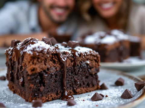 Brownie con Chocolate Belga - caja x 40 unidades (25g) - JR.BROWNIE - AZALA GOURMET