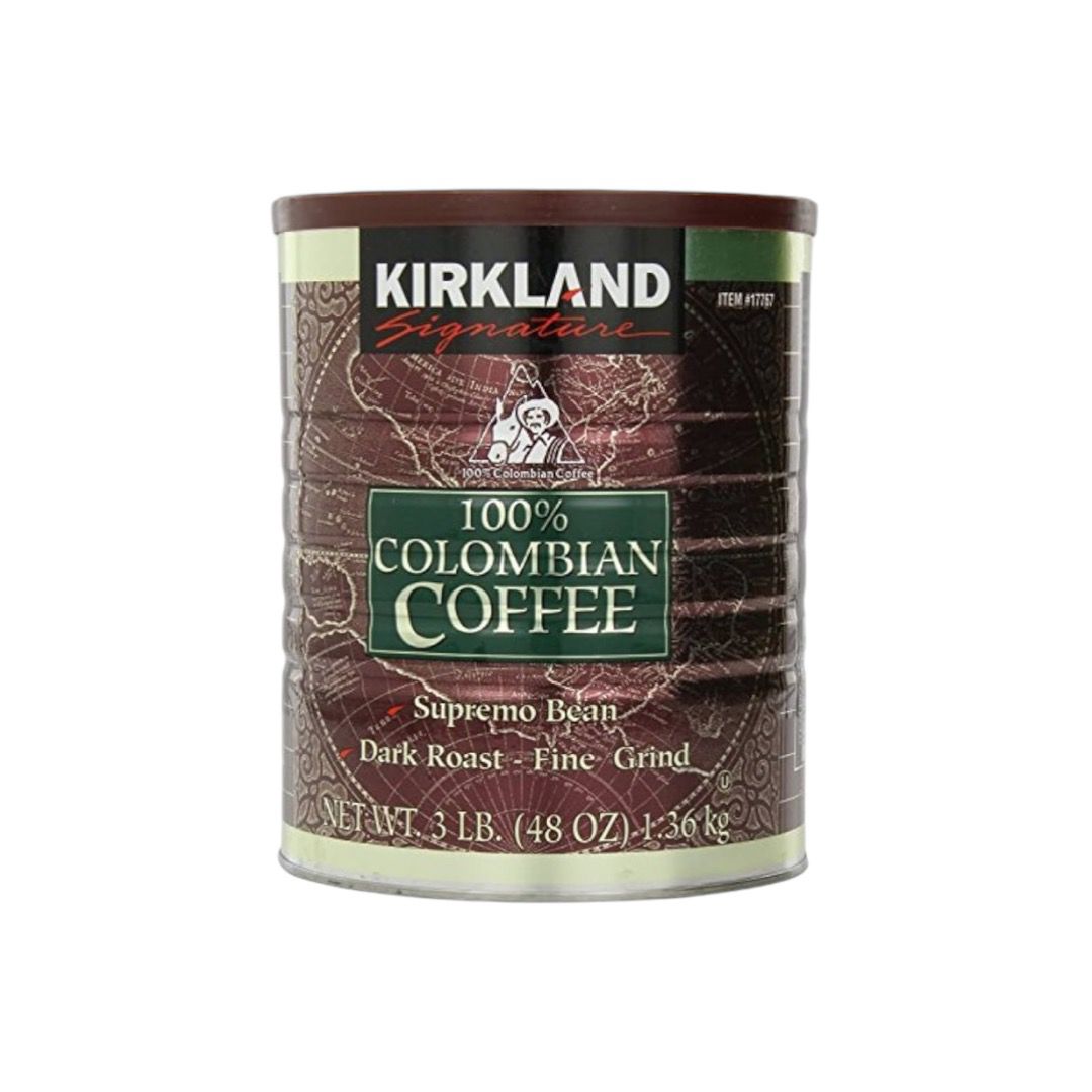 Café 100% Colombiano - 1.36kg - Kirkland Signature - AZALA GOURMET