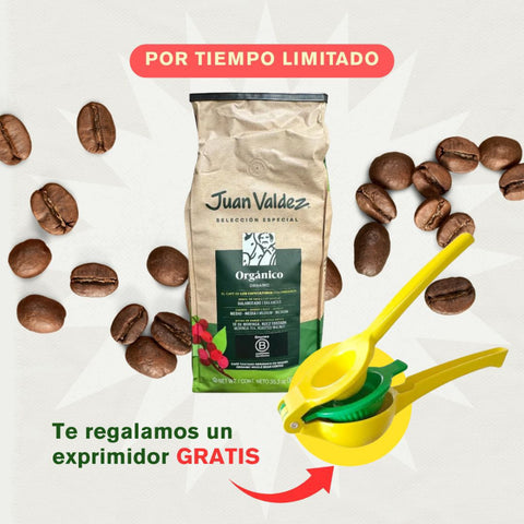 Café Orgánico Juan Valdez + exprimidor de regalo. - AZALA GOURMET