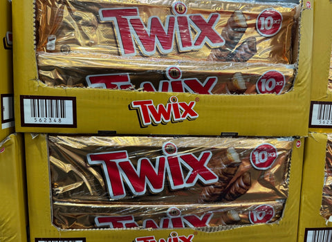 Chocolatinas caramelo y galleta - 20x50g - TWIX