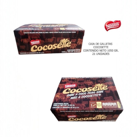 Cocosette Galleta con crema sabor a coco - 1050g (21 unidades ) - Nestlé