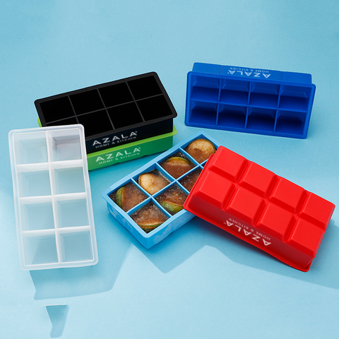 Cubitera de silicona cubos XXL – Azul