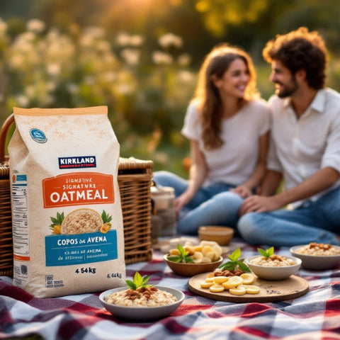 Copos de avena - 4,54kg - Kirkland Signature