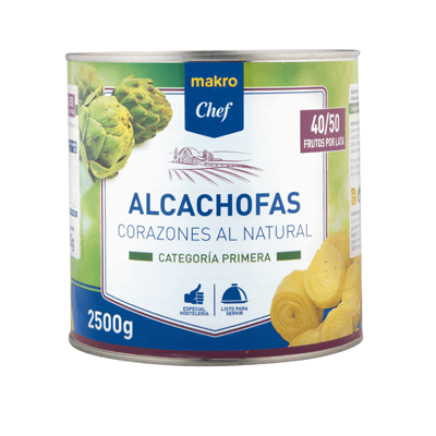 Corazón de Alcachofas - 2,5 kg - Makro Chef - AZALA GOURMET