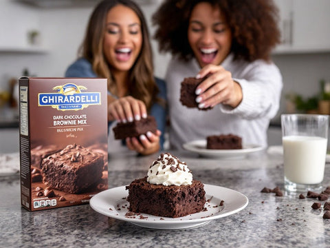 Dark Chocolate Brownie Mix - 4x556gr - Ghirardelli