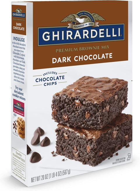Dark Chocolate Brownie Mix - 4x556gr - Ghirardelli
