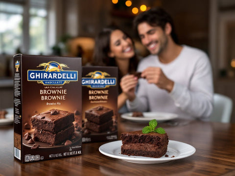 Dark Chocolate Brownie Mix - 4x556gr - Ghirardelli