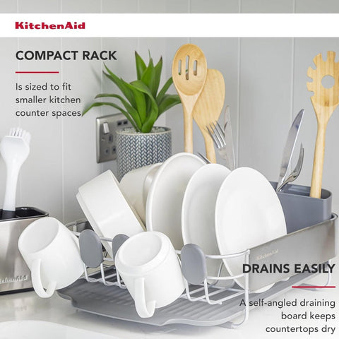 Escurreplatos Compact - Gris carbón - Kitchen Aid