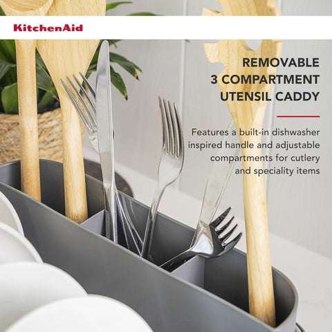 Escurreplatos Compact - Gris carbón - Kitchen Aid