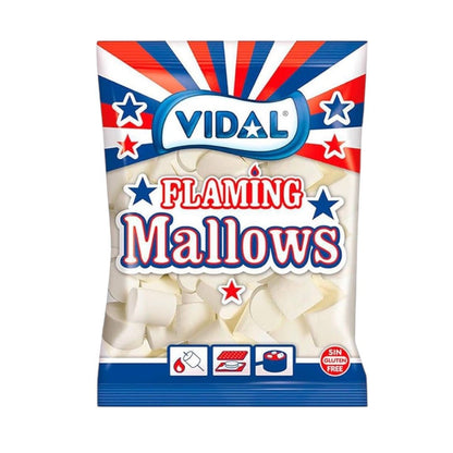 Flaming Mallows - 1 Kg. - Sabor vainilla. Color blanco. Bolsa - Vidal - AZALA GOURMET