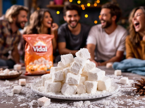 Flaming Mallows - 1 Kg. - Sabor vainilla. Color blanco. Bolsa - Vidal