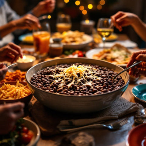 Frijoles negros refritos - 430g - Isadora