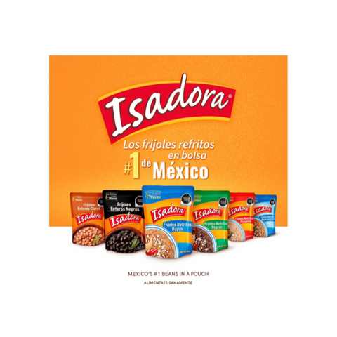 Frijoles negros refritos - 430g - Isadora