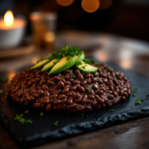 Frijoles negros refritos - 430g - Isadora