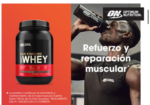 Gold Standard 100% proteina doble sabor a chocolate rico - 73 dosis - Optimum Nutrition