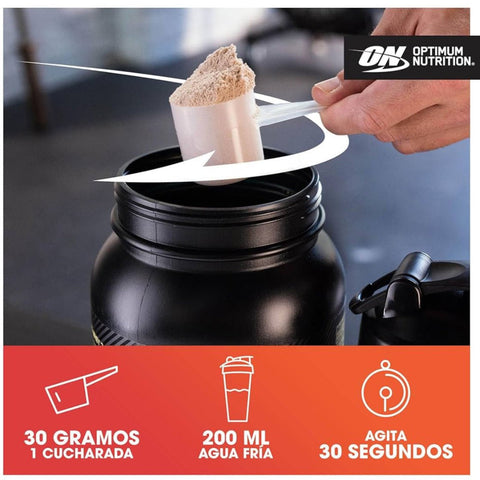 Gold Standard 100% proteina doble sabor a chocolate rico - 73 dosis - Optimum Nutrition