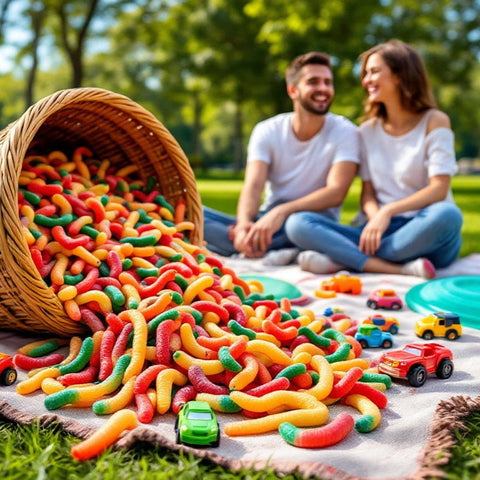 Gomitas Ácidas - 1kg - Fini Fizzy Worms