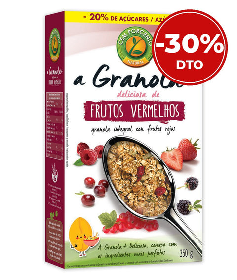 Granola Frutos Rojos Cem Porcento - 30% de descuento