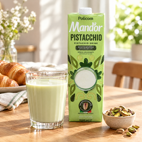 Bebida de pistacho Mand'or en el desayuno