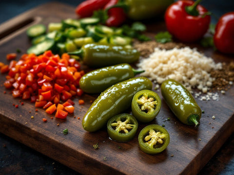 Jalapeños enteros en escabeche  - 220g - Clemente Jacques