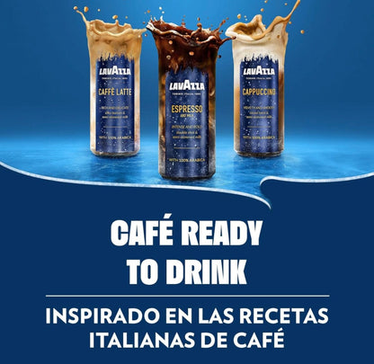 Listo para beber Espresso y Café frío con leche demidesnatada - 12 x 250 ml - Lavazza - AZALA GOURMET