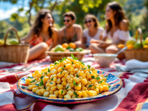 Maíz choclo cocido y desgranado - 495 g - La Sarita