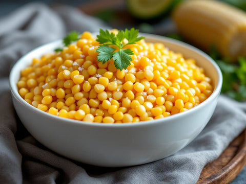 Maíz choclo cocido y desgranado - 495 g - La Sarita