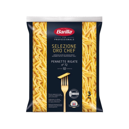 Mancarrón estriado nº72 gold bolsa 3 kg - Barilla - AZALA GOURMET