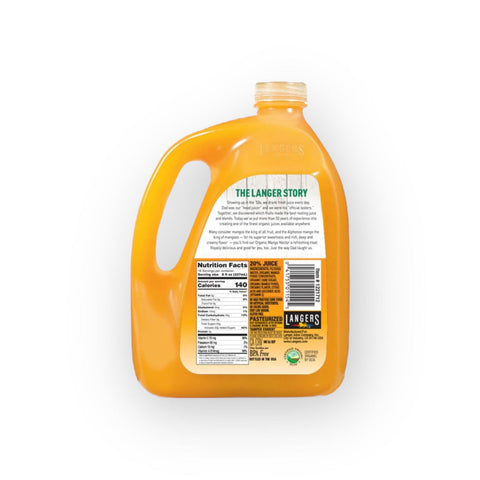Néctar de mango orgánico - 3,78 Lt - Langers Organic - AZALA GOURMET