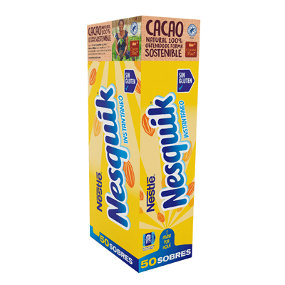 Nesquik sobre instantáneo - bolsas de 13,5 g - 550 sobres - AZALA GOURMET