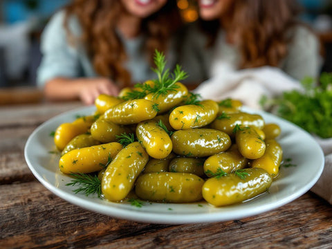 Pepinillos pequeños en vinagre - 690g - Metro Chef