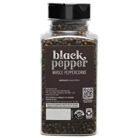 Pimienta Negra Entera - 400gr - Kirkland - AZALA GOURMET