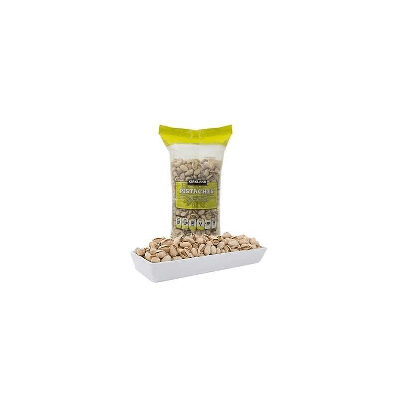 PISTACHOS TOSTADOS CON SAL - Bolsa 1.36Kg - Kirkland Signature - AZALA GOURMET