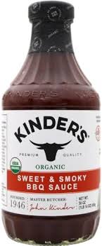 Salsa Barbacoa Sweet & Smoky - 850g - Kinder's - AZALA GOURMET