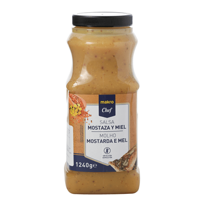 Salsa de mostaza y miel pet 1,24kg - AZALA GOURMET