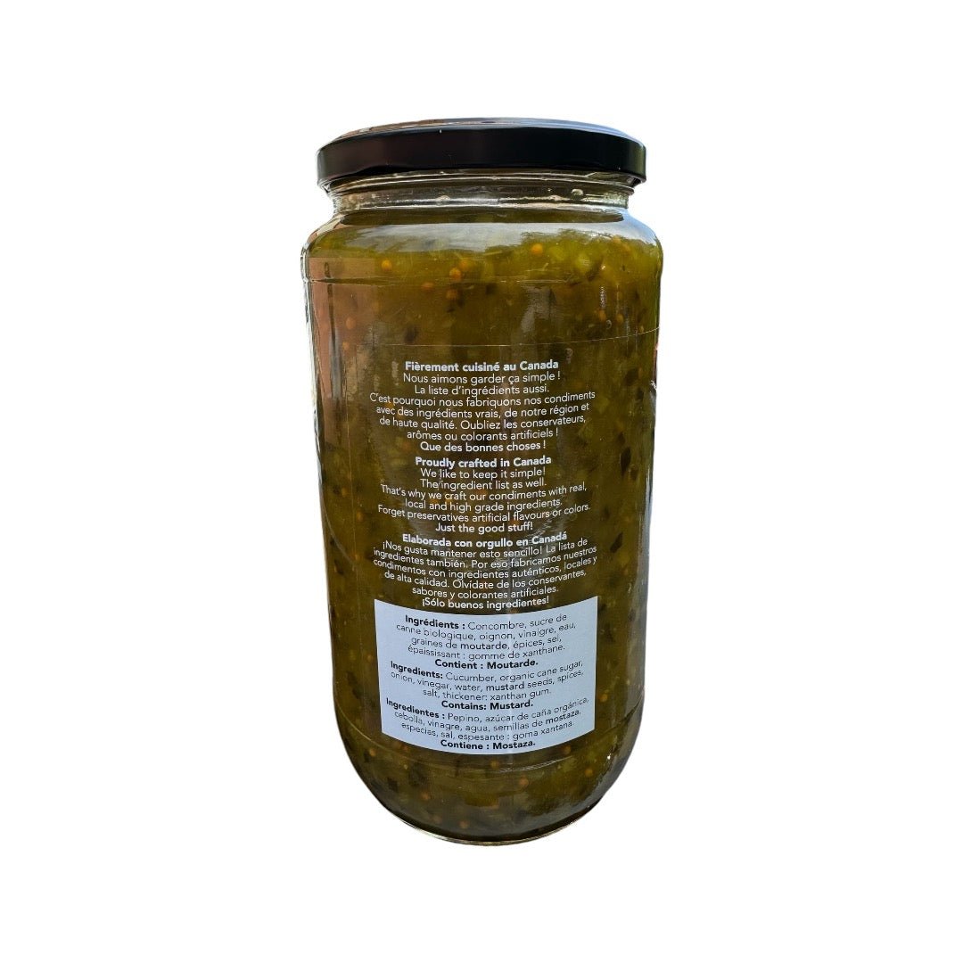 Salsa de pepino dulce - 1 LT - Canadá Sauce®️ - AZALA GOURMET