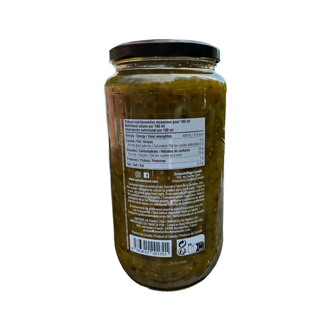 Salsa de pepino dulce - 1 LT - Canadá Sauce®️ - AZALA GOURMET