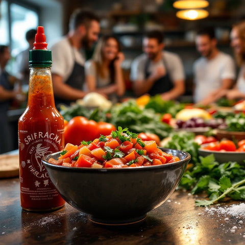 Sriracha Hot Sauce Verschiedene Geschmacksrichtungen - 6 x 200 ml - Flying Goose