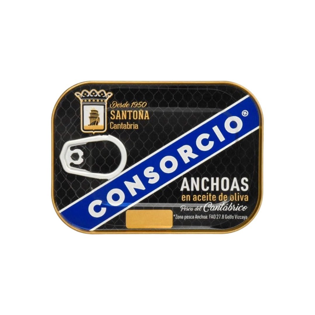 Serie de oro Anchoa del Cantabrico en aceite de oliva frasco 50 gne (74 g) - Consorcio - AZALA GOURMET