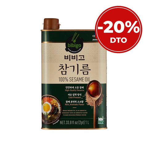 Aceite de sésamo Bibigo 1 L - 20% de descuento