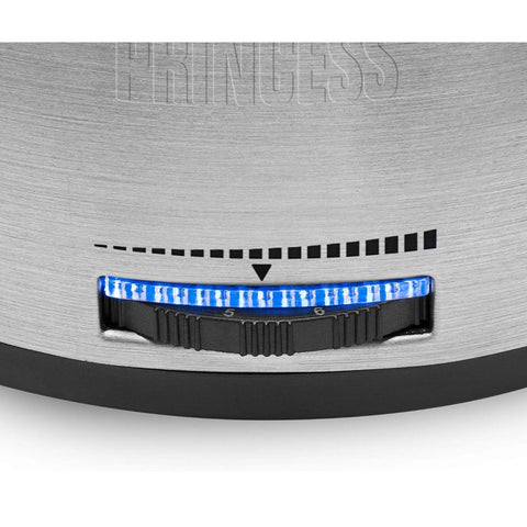 Set Fondue familiar, Volumen 1.2 L, 800 W, Con cuencos para salsa, Acero Inoxidable - Princess