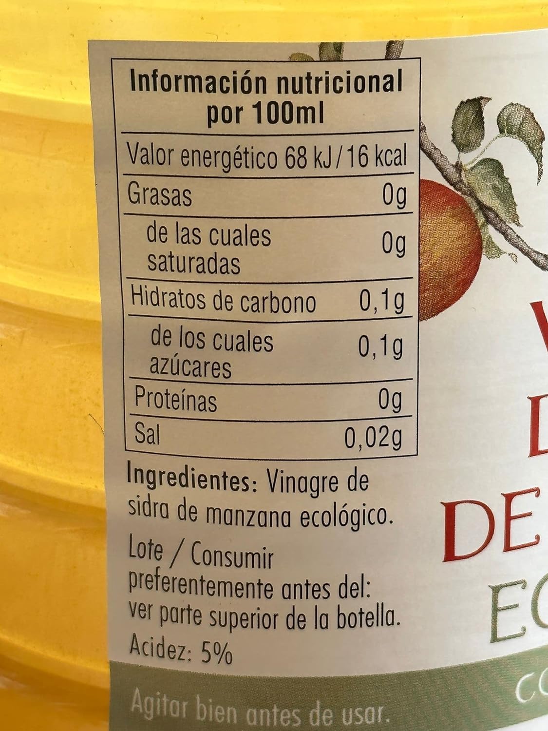 Vinagre Sidra de Manzana Madre 2x1 - Acetum - AZALA GOURMET