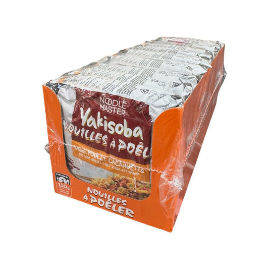 Yakisoba – Pack 10x110gr - Sabor a Pollo y Cacahuate - Noodle Master - AZALA GOURMET